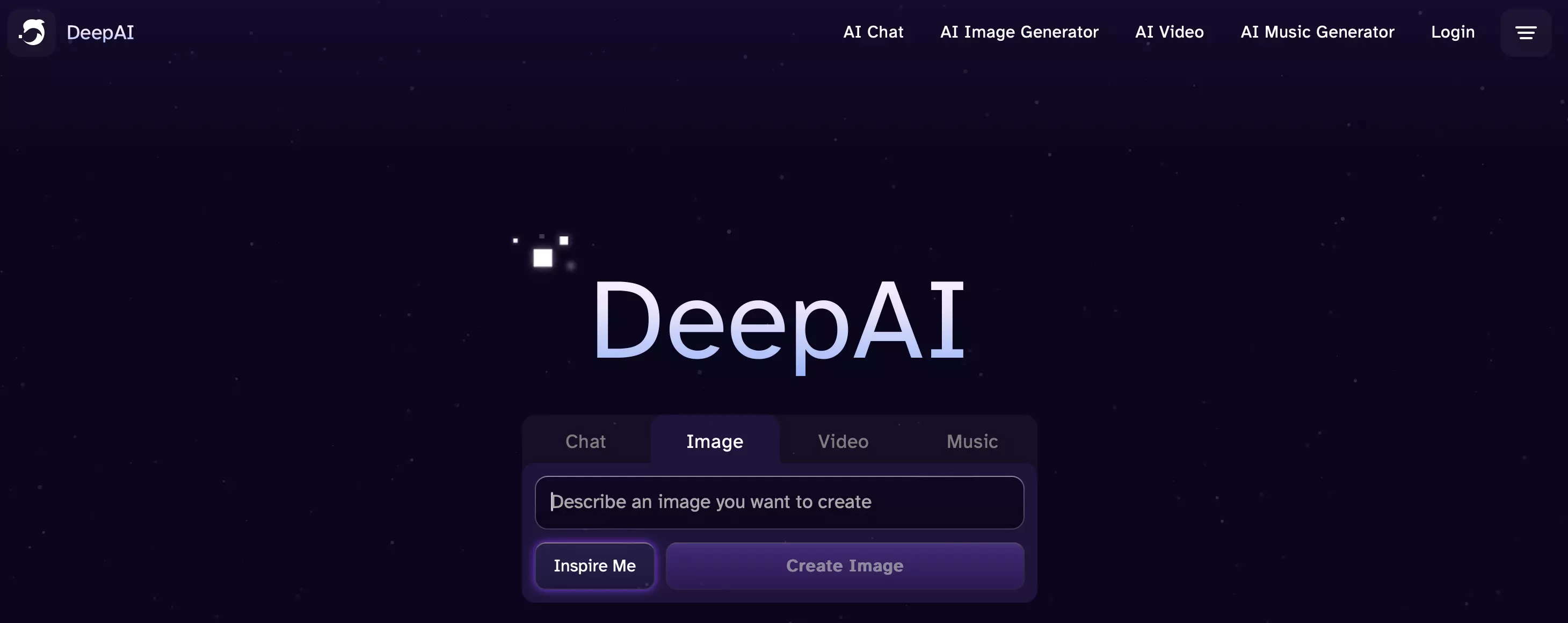 Screenshot dell’interfaccia di Deep AI Immagine: Screenshot dell’interfaccia di Deep AI